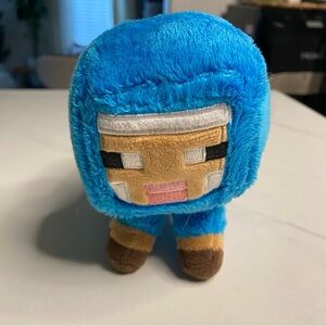 Minecraft Minecon Earth Mojang Jinx Blue Baby Sheep Plush Stuffed animal